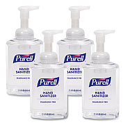 PURELL Advanced Hand Sanitizer Foam, 515 mL, Pump Bottle, Fragrance-Free, 4/Carton (500904CT)