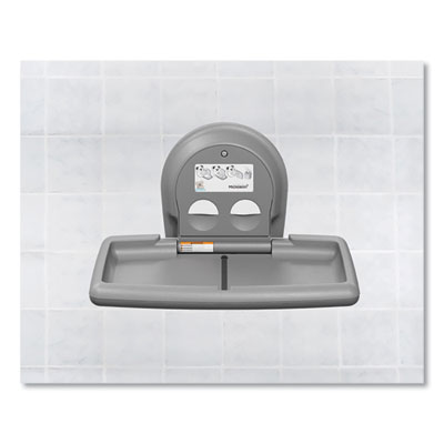 Koala Kare Baby Changing Station, Wall Horizontal Mount, 36.5 x 21.25, Gray (KB30001)