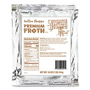 Coffee Shoppe Premium Froth Topping, 1 lb Bag, 12/Carton (40541)