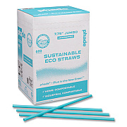 phade Marine Biodegradable Straws, 7.75", Ocean Blue,  6,000/Carton (511204)