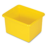 Rubbermaid Commercial Organizing Bin, 30-Quart, Yellow, 2/Carton (FG9T8400YEL)