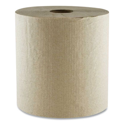 Boardwalk Hard Wound Towel, 1 Ply, 8" x 700 ft, Kraft, 6/Carton (700K)