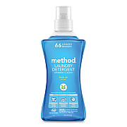 Method Laundry Detergent, Fresh Air Scent, 53.5 oz Bottle, 4/Carton (318025)