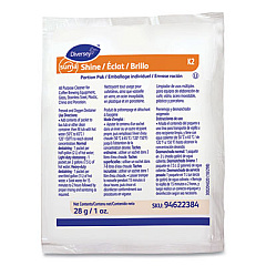 Diversey Suma Shine Portion Pak, Powder, 100 per carton (94622384)
