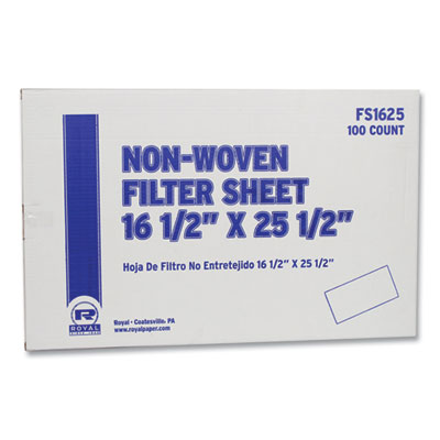 AmerCareRoyal Filter Sheet, Fry Oil, 16.5" x 25.5", 100/Carton (FS1625)