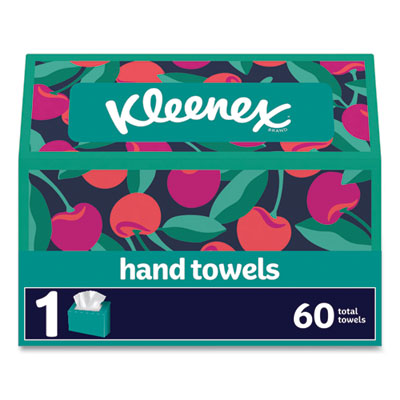Kleenex Everyday Hand Towels, 1-Ply, 8 x 9.1, White, 60 Towels/Box (38586)