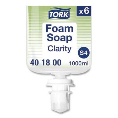 Tork Clarity Hand Soap Refill, Unscented, 1 L, 6/Carton (401800)