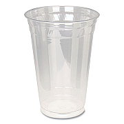 Fabri-Kal Kal-Clear PET Cold Drink Cups, 20 oz, Plastic, Clear, 50/Bag, 20 Bags/Carton (KC20)