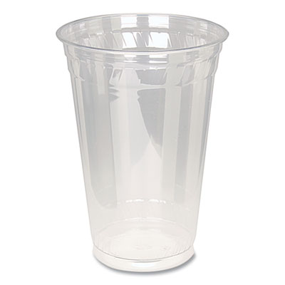Fabri-Kal Kal-Clear PET Cold Drink Cups, 20 oz, Plastic, Clear, 50/Bag, 20 Bags/Carton (KC20)