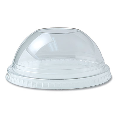 Fabri-Kal Kal-Clear/Nexclear Drink Cup Lids, Dome Lid with 1" Hole, Fits 12 oz to 20 oz Cold Cups, Plastic, Clear, 1,000/Carton (DLKC1220)
