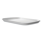 Eco-Products Regalia Renewable Sugarcane Tray, 13 x 17 x 1.3, White, 100/Carton (EPSCTR1317)