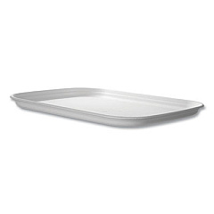 Eco-Products Regalia Renewable Sugarcane Tray, 13 x 17 x 1.3, White, 100/Carton (EPSCTR1317)