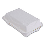 Eco-Products Vanguard Renewable and Compostable Sugarcane Clamshells, 9 x 6 x 3, White, 250/Carton (EPHC96NFA)