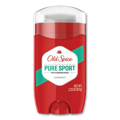 Old Spice High Endurance Anti-Perspirant and Deodorant, Pure Sport Scent, 2.25 oz Stick, 12/Carton (03950)