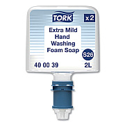 Tork Mild Foam Soap S26 Refill, Unscented, 2 L, 2/Pack (400039)