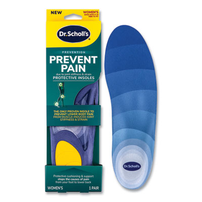 Dr. Scholl's Prevent Pain Protective Insoles for Women, Women's Sizes 6 to 10, Purple (00329)