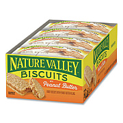 Nature Valley Biscuits, Peanut Butter, 1.35 oz Packet, 16/Box (SN47878)