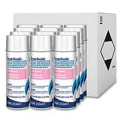 Boardwalk Chewing Gum and Candle Wax Remover, Unscented, 6.5 oz Aerosol Spray, 12/Carton (353ACT)