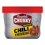 Campbell's Chunky Chili with Beans, 15.25 oz Bowl, 8/Carton (35100009)