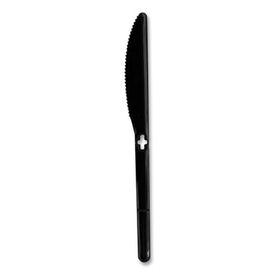 Knife WeGo Polystyrene Utensils, Knife, Plastic, Black, 1,000/Carton (54101102)
