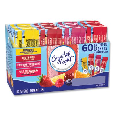 Crystal Light Variety Pack, Assorted Flavors, 60/Pack (22002054)
