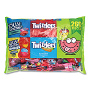 National Brand Twizzlers and Jolly Rancher Sweets Assortment Bulk Variety, Assorted Flavors, 260/Pack (22002061)