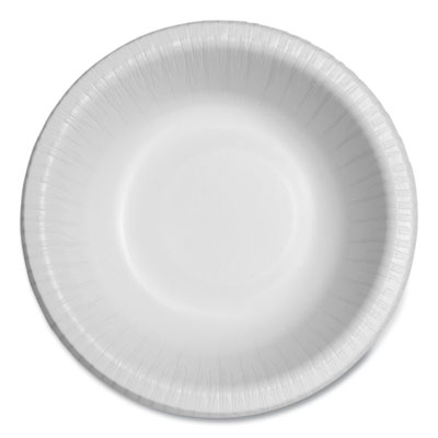 SOLO Bare Eco-Forward Clay-Coated Paper Dinnerware, ProPlanet Seal, Bowl, 12 oz, White, 125/Bag, 8 Bags/Carton (HB12B)