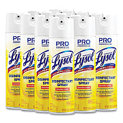 Professional LYSOL Brand Disinfectant Spray, Original Scent, 19 oz Aerosol Spray, 12/Carton (04650CT)