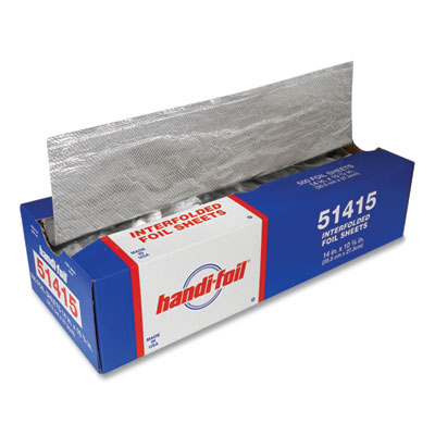 HFA Interfolded Foil Sheets, 10.75 x 14, 500/Box, 6 Boxes/Carton (51415)