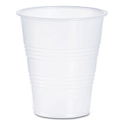 Dart High-Impact Polystyrene Cold Cups, 7 oz, Plastic, Translucent, 100/Pack (Y7PK)