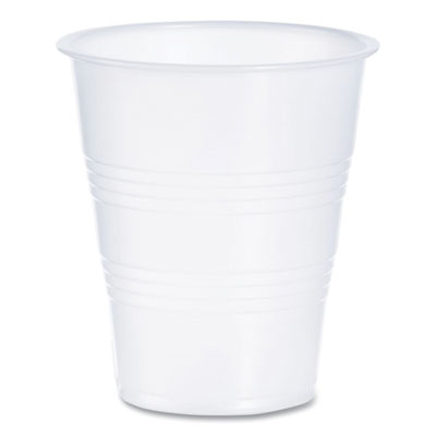 Dart High-Impact Polystyrene Cold Cups, 7 oz, Plastic, Translucent, 100/Pack (Y7PK)