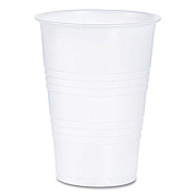 Dart High-Impact Polystyrene Cold Cups, 10 oz, Plastic, Translucent, 100/Sleeve, 25 Sleeves/Carton (Y10)