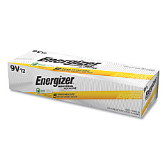 Energizer Industrial Alkaline 9V Batteries, 12/Box (EN22)