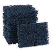 Boardwalk Extra Heavy-Duty Scouring Pad, 3.5 x 5, Dark Blue, 20/Carton (188)