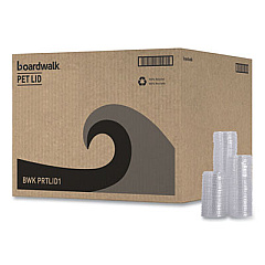 Boardwalk Souffle/Portion Cup Lids, Fits 1 oz Portion Cups, Plastic, Clear, 2,500/Carton (PRTLID1)