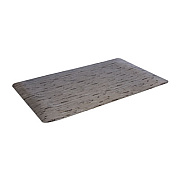 Crown Cushion-Step Marbleized Rubber Mat, Rectangular, Gray Smooth Surface, 24" x 36" (CU2436GY)