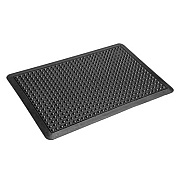 Crown Yoga-Flex, Rectangular, Black High/Low Bubble Surface, 36" x 48" (YF0034BK)