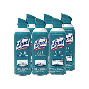 LYSOL Brand Air Sanitizer Spray, Simple Fresh, 10 oz Aerosol Spray, 6/Carton (99350CT)