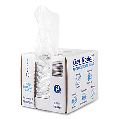 Inteplast Group Food Bags, 112 oz., 6" x 3" x 15", Clear, 1,000/Carton (PB060315)