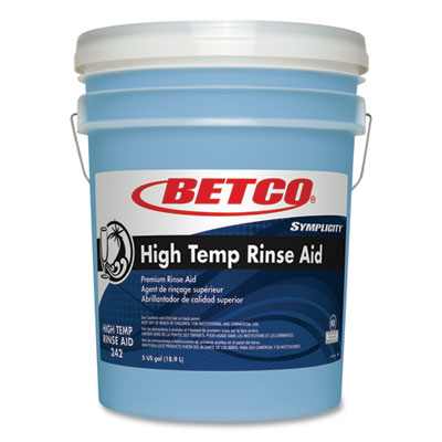 Betco Symplicity High Temp Rinse Aid, 5 gal Pail (2427800)