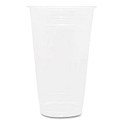 Karat PET Plastic Cups, 24 oz, Clear, 600/Carton (CKC24)