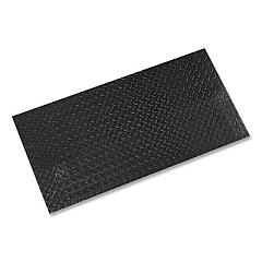 Crown Tuff-Spun Foot-Lover Diamond Surface Mat, Rectangular, Black Diamond Embossed Surface, 36" x 60" (FL3660KD)