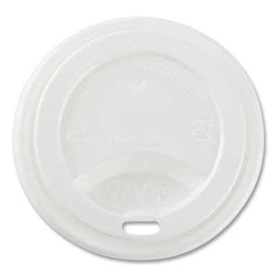 Karat Hot Cup Lids, Sipper Lid, Fits 8 oz Hot Cups, Plastic, White, 1,000/Carton (CKDL508WPP)