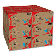 WypAll L10 Towels, POP-UP Box, 1-Ply, 9 x 10.5, White, 125/Box, 18 Boxes/Carton (05320)