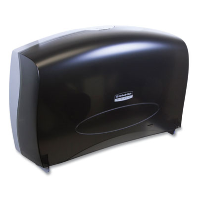 Kimberly-Clark Professional* Cored JRT Jumbo Combination Tissue Dispenser, 20.4 x 5.8 x 13.1, Smoke/Gray (09551)