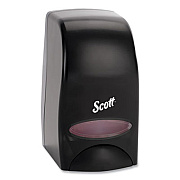Scott Essential Manual Skin Care Dispenser, For Traditional Business, 1,000 mL, 5 x 5.25 x 8.38, Black (92145)