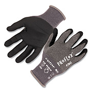 ergodyne ProFlex 7043 ANSI A4 Nitrile Coated CR Gloves, EN388: 4X42D, 9" Long, X-Large, Gray, Pair (10525)