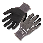 ergodyne ProFlex 7043 ANSI A4 Nitrile Coated CR Gloves, EN388: 4X42D, 9" Long, Medium, Gray, 12 Pairs (10513)