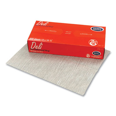 Handy Wacks Interfolded Food Wrap Deli Sheets, 10.75 x 12, 12/Carton (FW12)