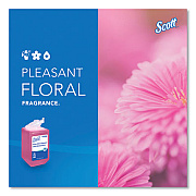 Scott Pro Foam Skin Cleanser with Moisturizers Refill, Light Floral Scent, 1 L, 6/Carton (91552CT)